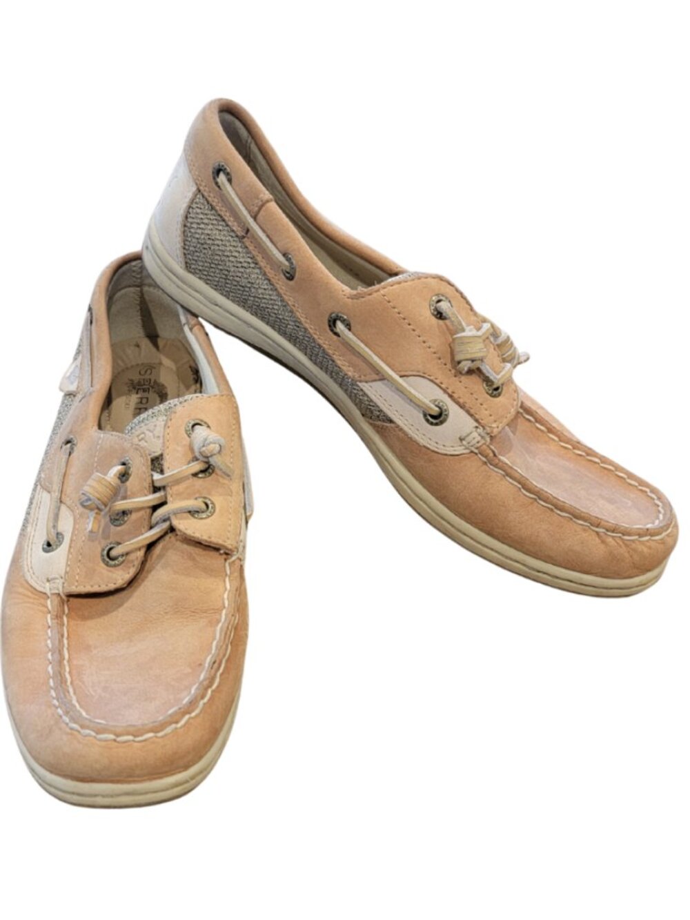 Sperry Songfish Top Sider Women's Boat Shoe - Linen / Oat